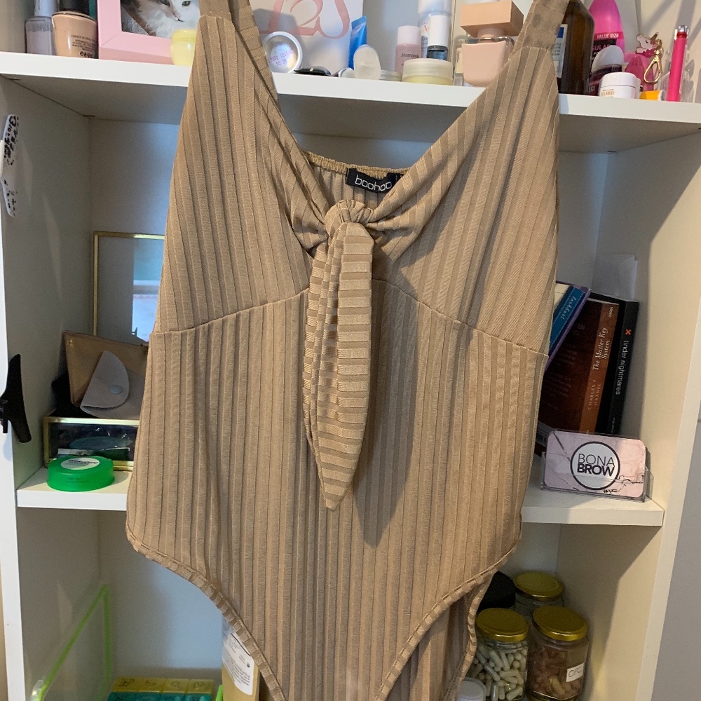 gold bodysuit